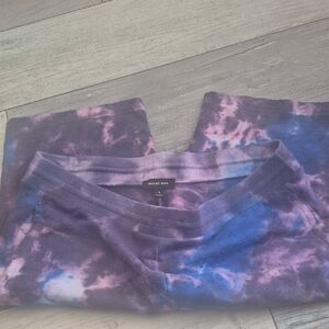 True Religion Lavender Tie-Dye Mens Shorts Size L